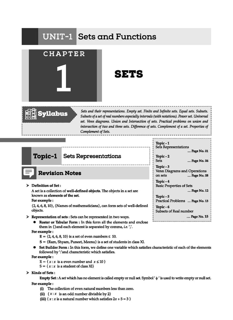 ISC Question Bank Class 11 Mathematics Book (2024 Exam) 
