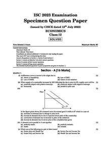 ISC Question Bank Class 12 Economics Book (2024 Exam) 