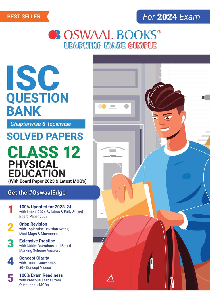 ISC Question Bank Class 12 Physical Education Book (2024 Exam) 