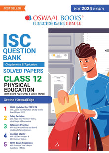 ISC Question Bank Class 12 Physical Education Book (2024 Exam) 