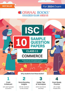 ISC 10 Sample Question Papers Class 11 Commerce For 2024 Exams (Based On The Latest CISCE/ ISC Specimen Paper)