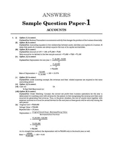 ISC 10 Sample Question Papers Class 11 Accounts For 2024 Exams (Based On The Latest CISCE/ ISC Specimen Paper) Oswaal Books and Learning Private Limited