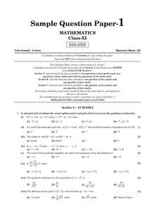 ISC 10 Sample Question Papers Class 11 Mathematics For 2024 Exams (Based On The Latest CISCE/ ISC Specimen Paper) - Oswaal Books and Learning Pvt Ltd