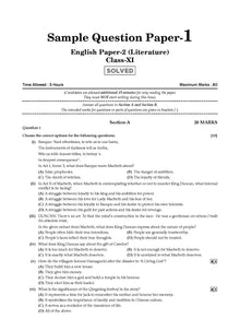 ISC 10 Sample Question Papers Class 11 English-2 For 2024 Exams (Based On The Latest CISCE/ ISC Specimen Paper) Oswaal Books and Learning Private Limited