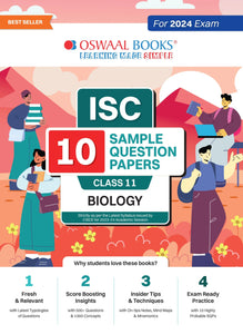 ISC 10 Sample Question Papers Class 11 Biology For 2024 Exams (Based On The Latest CISCE/ ISC Specimen Paper)