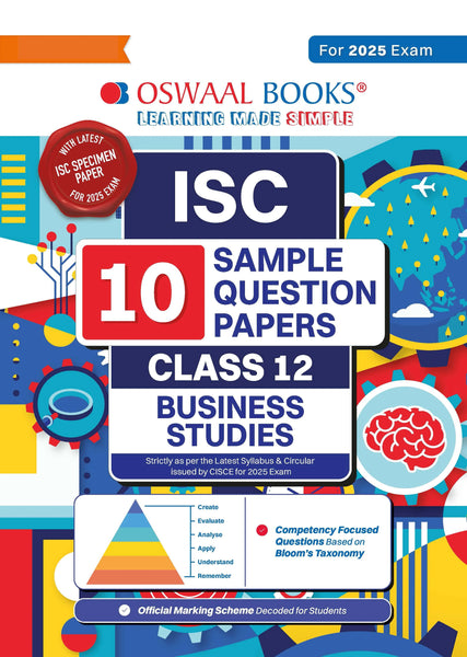 ISC | 10 Sample Question Papers | Class 12 | Business Studies (For 2025 Exam)