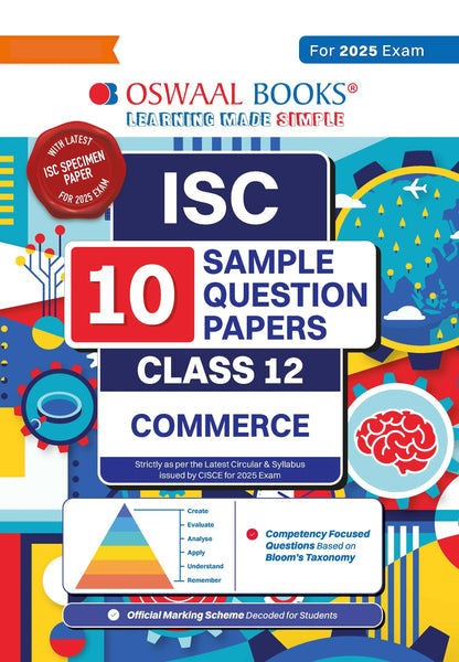 ISC | 10 Sample Question Papers | Class 12 | Commerce (For 2025 Exam)