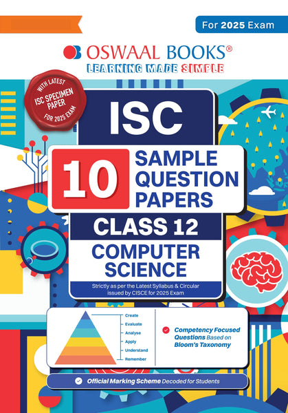 ISC | 10 Sample Question Papers | Class 12 | Computer science (For 2025 Exam)