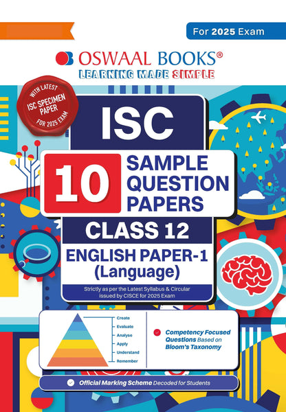 ISC | 10 Sample Question Papers | Class 12 | English-1 (For 2025 Exam)