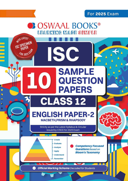 ISC | 10 Sample Question Papers | Class 12 | English-2 (For 2025 Exam)