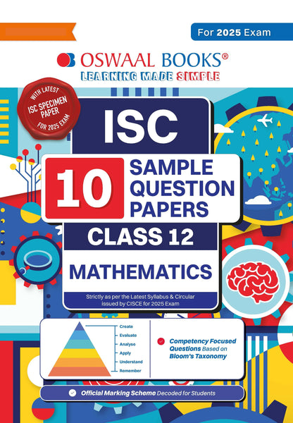 ISC | 10 Sample Question Papers | Class 12 | Mathematics (For 2025 Exam)