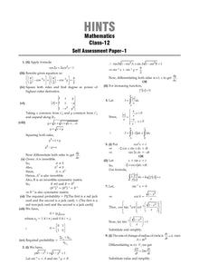 ISC | 10 Sample Question Papers | Class 12 | Mathematics (For 2025 Exam) Oswaal Books and Learning Private Limited