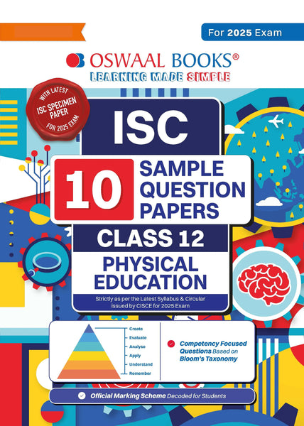 ISC | 10 Sample Question Papers | Class 12 | Physical Education (For 2025 Exam)