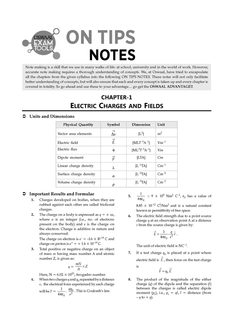 ISC | 10 Sample Question Papers | Class 12 | Physics (For 2025 Exam) Oswaal Books and Learning Private Limited