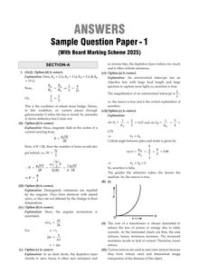 ISC | 10 Sample Question Papers | Class 12 | Physics (For 2025 Exam) Oswaal Books and Learning Private Limited