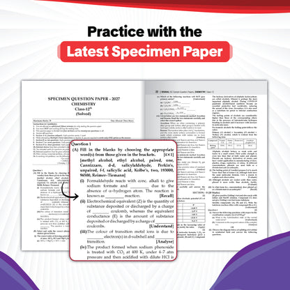 ISC | 10 Sample Question Papers | Class 12 | Chemistry (For 2027 Exam) Updated Version | With Oswaal AI