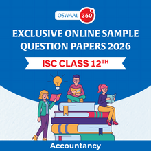 Oswaal Exclusive Online Sample Question Papers 2026 - ISC - Class 12th - Accountancy - Set of 5