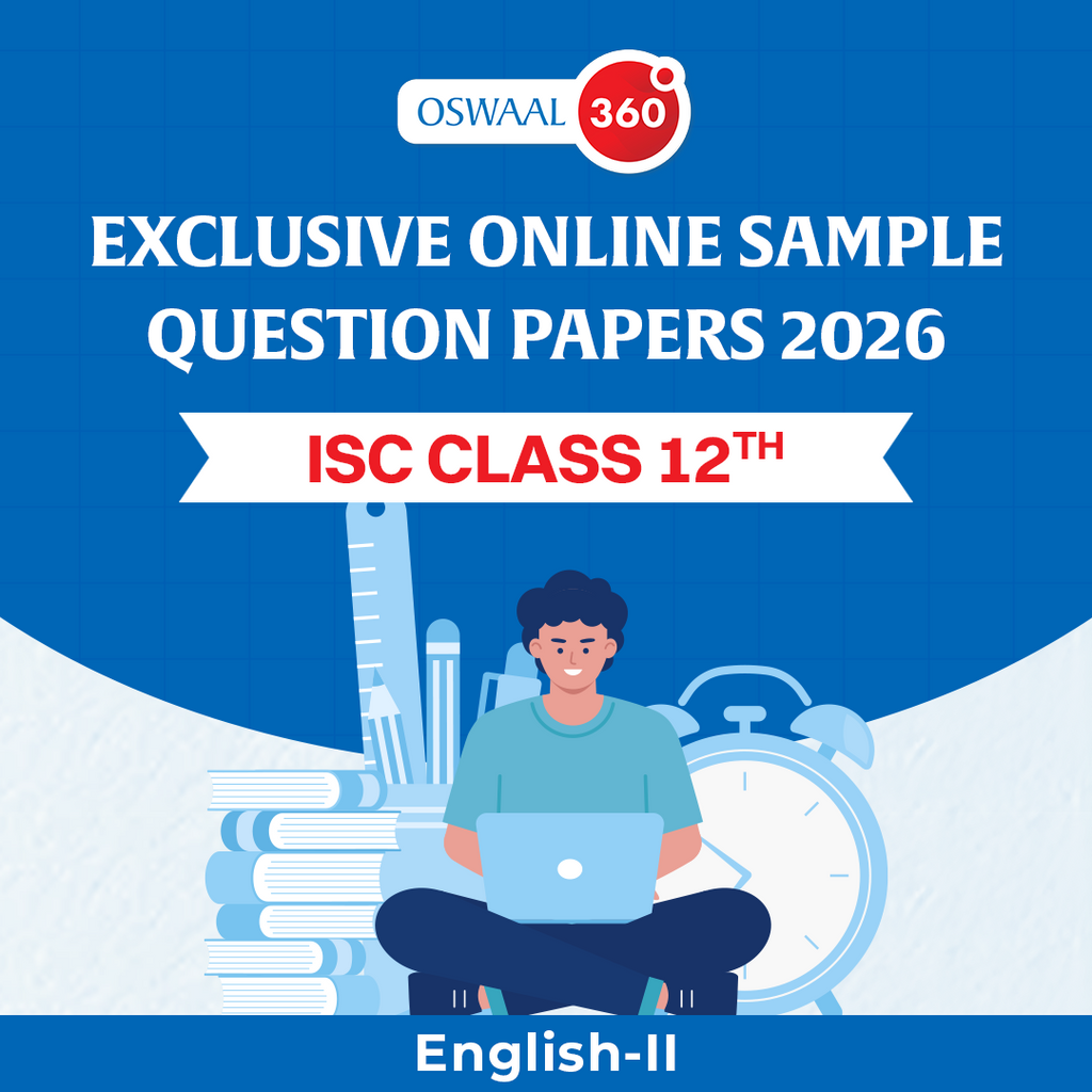 Oswaal Exclusive Online Sample Question Papers 2026 - ISC - Class 12th - English-II - Set of 5