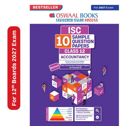 Oswaal ISC | 10 Sample Question Papers | Class 12 | Accounts (For 2027 Exam) Updated Version | With Oswaal AI