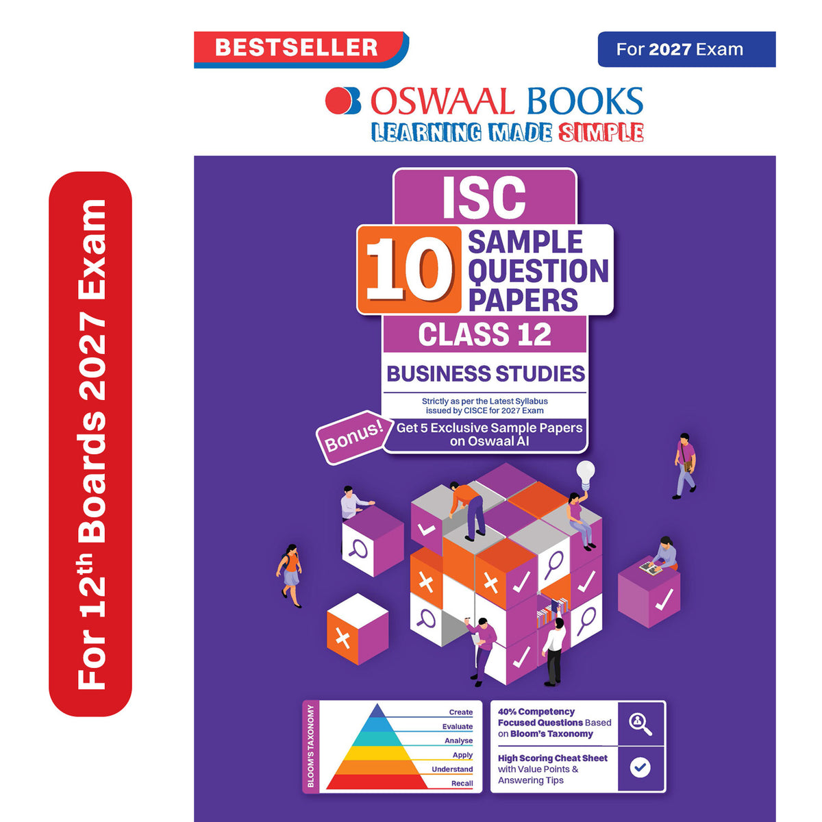 Oswaal ISC | 10 Sample Question Papers | Class 12 | Business Studies (For 2027 Exam) Updated Version | With Oswaal AI