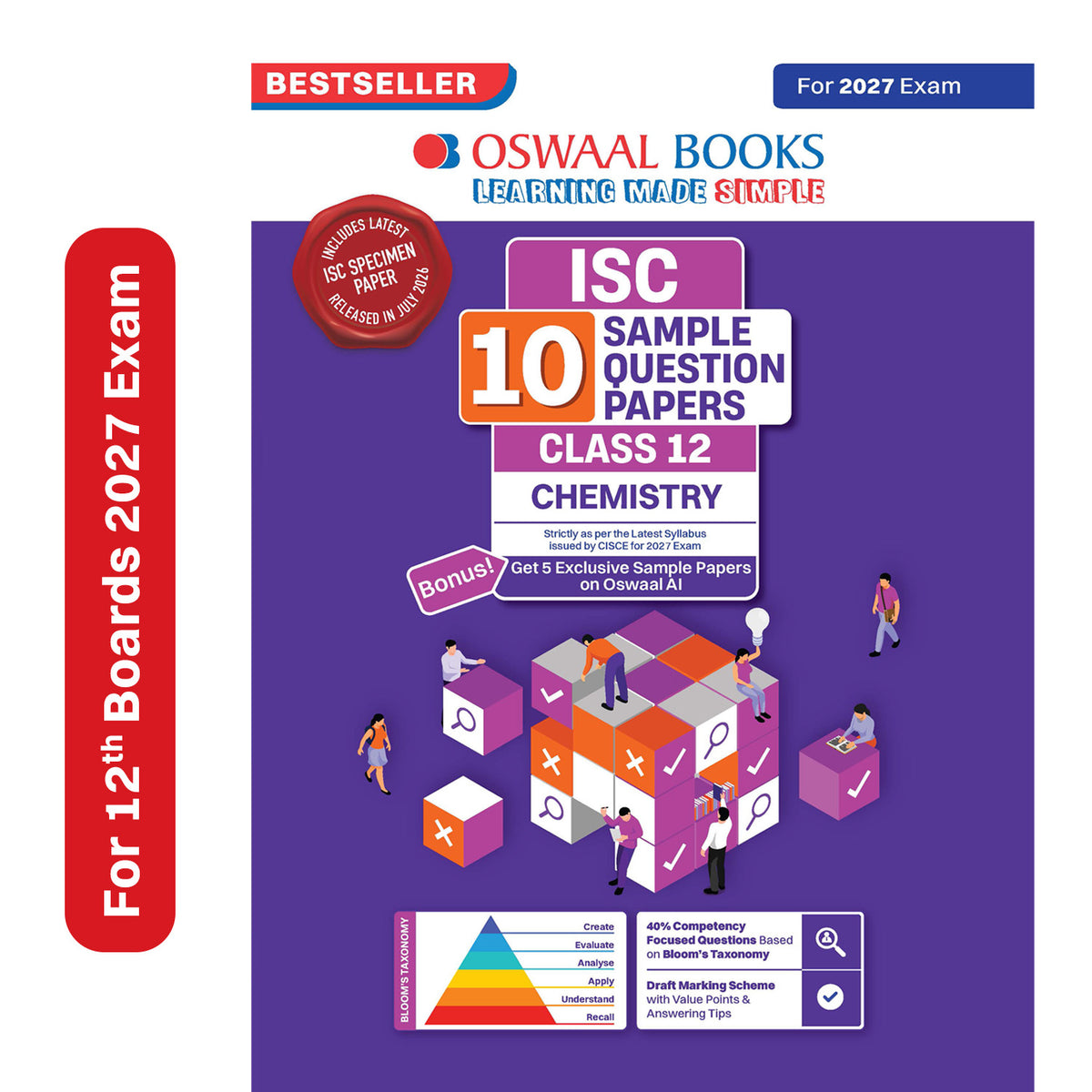 Oswaal ISC | 10 Sample Question Papers | Class 12 | Chemistry (For 2027 Exam) Updated Version | With Oswaal AI
