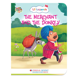 Lil Legends Moral Story Books for Kids Age 2+ Years - The Merchant and The Donkey | Short English Bedtime Stories with Colourful Illustrations | Picture Book for Early Readers