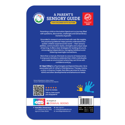 Oswaal Lil Legends A Parent's Sensory Guide for Children with Autism | Managing Sensory Overload & Meltdowns | Enriched with Real-Life Insights | Help Your Child Feel Safe, Seen and Understood
