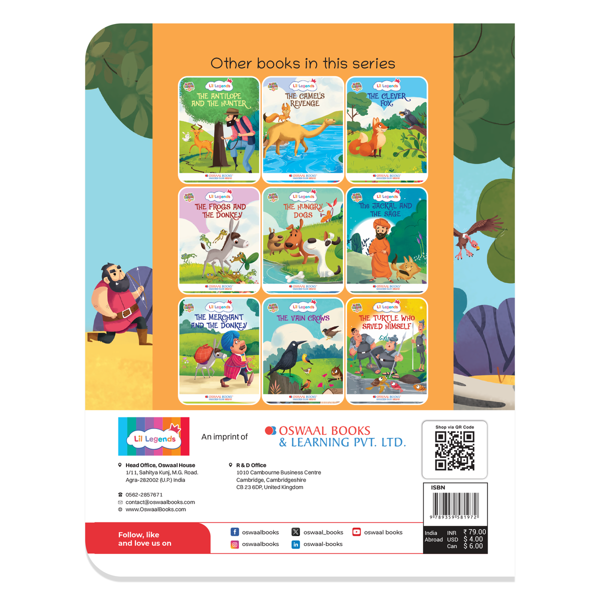Oswaal Lil Legends Moral Story Books for Kids Age 2+ Years - The True Friends | Short English Bedtime Stories with Colourful Illustrations | Picture Book for Early Readers
