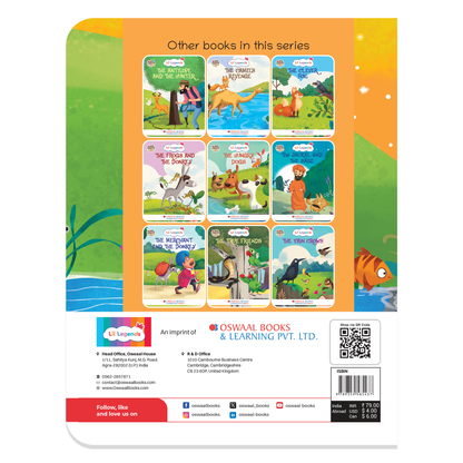 Oswaal Lil Legends Moral Story Books for Kids Age 2+ Years - The Turtle Who Saved Himself | Short English Bedtime Stories with Colourful Illustrations | Picture Book for Early Readers