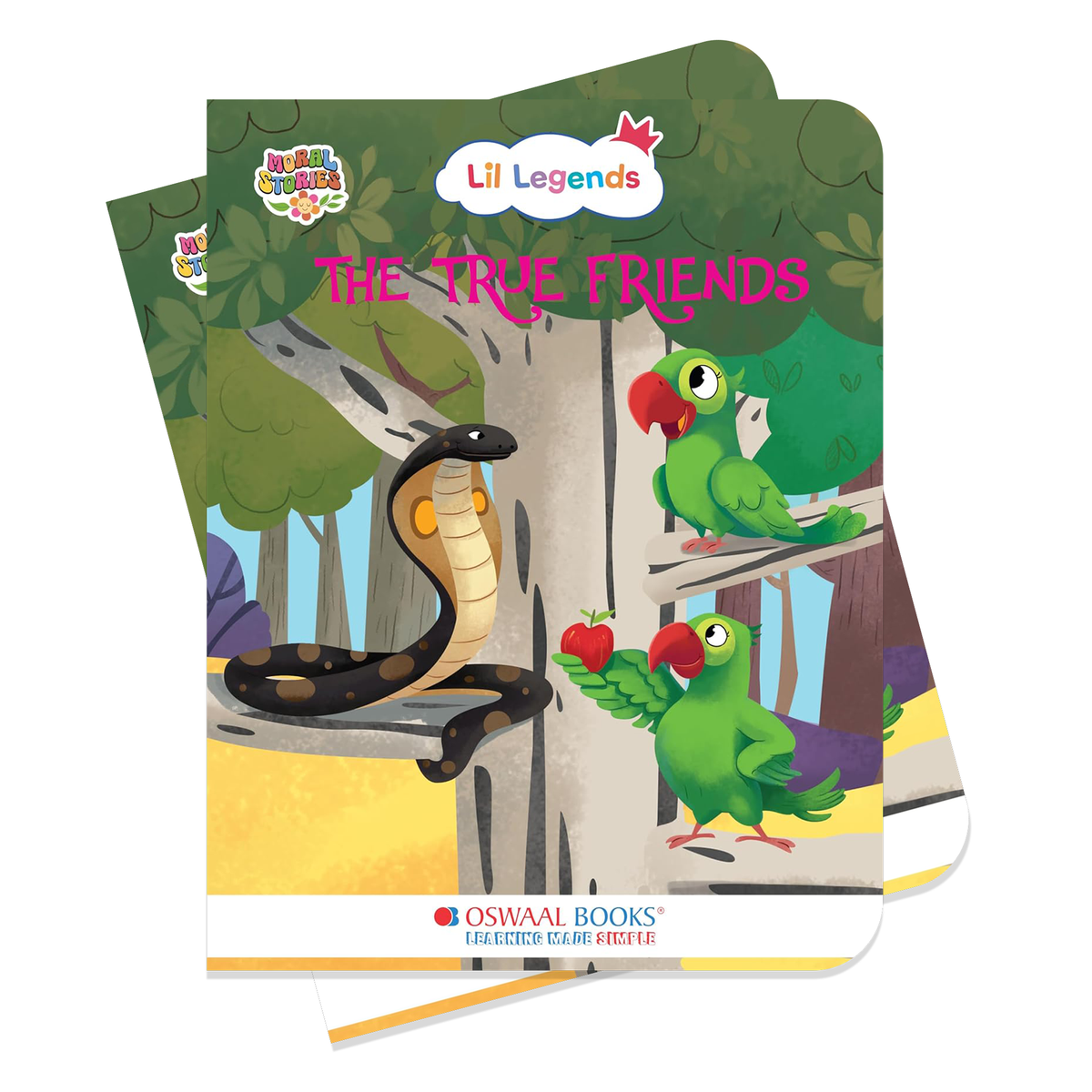 Oswaal Lil Legends Moral Story Books for Kids Age 2+ Years - The True Friends | Short English Bedtime Stories with Colourful Illustrations | Picture Book for Early Readers