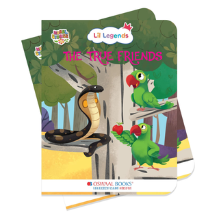 Lil Legends Moral Story Books for Kids Age 2+ Years - The True Friends | Short English Bedtime Stories with Colourful Illustrations | Picture Book for Early Readers