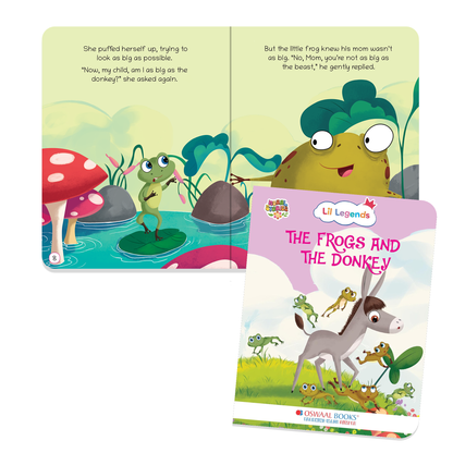 Oswaal Lil Legends Illustrated Moral Stories for Kids Age 2+ Years, Set 1 of 5 Story Books | Short English Bedtime Stories | Colourful Picture Books for Early Readers