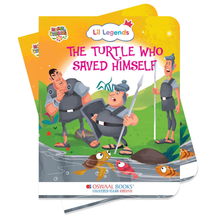 Lil Legends Moral Story Books for Kids Age 2+ Years - The Turtle Who Saved Himself | Short English Bedtime Stories with Colourful Illustrations | Picture Book for Early Readers