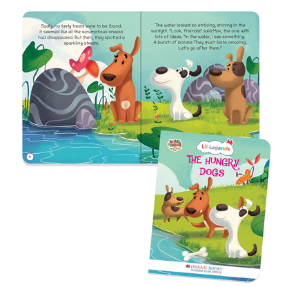 Oswaal Lil Legends Illustrated Moral Stories for Kids Age 2+ Years, Set 1 of 5 Story Books | Short English Bedtime Stories | Colourful Picture Books for Early Readers