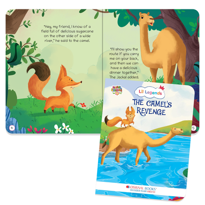 Oswaal Lil Legends Moral Story Books for Kids Age 2+ Years - The Camel's Revenge | Short English Bedtime Stories with Colourful Illustrations | Picture Book for Early Readers