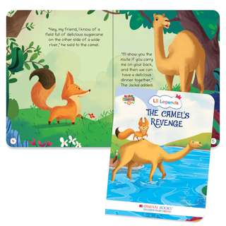 Lil Legends Moral Story Books for Kids Age 2+ Years - The Camel's Revenge | Short English Bedtime Stories with Colourful Illustrations | Picture Book for Early Readers