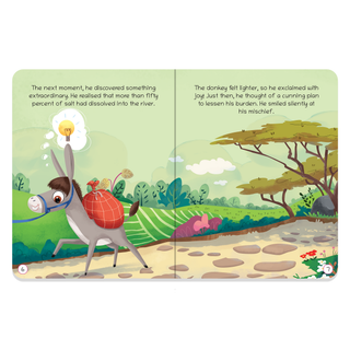 Lil Legends Moral Story Books for Kids Age 2+ Years - The Merchant and The Donkey | Short English Bedtime Stories with Colourful Illustrations | Picture Book for Early Readers