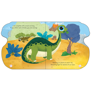 Lil Legends Dino Shaped Board Book for Kids | I am an Apatosaurus | Illustrated Dinosaur Story Book | Early Learning Picture Book | Age 2+ Years | Board Book | Durable
