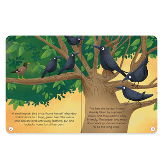 Lil Legends Moral Story Books for Kids Age 2+ Years - The Vain Crows | Short English Bedtime Stories with Colourful Illustrations | Picture Book for Early Readers