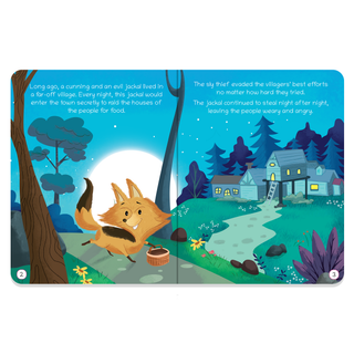 Lil Legends Moral Story Books for Kids Age 2+ Years - The Jackal and The Sage | Short English Bedtime Stories with Colourful Illustrations | Picture Book for Early Readers