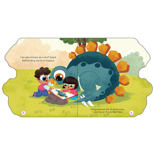 Lil Legends Dino Shaped Board Book for Kids | I am a Stegosaurus | Illustrated Dinosaur Story Book | Early Learning Picture Book | Age 2+ Years | Board Book | Durable