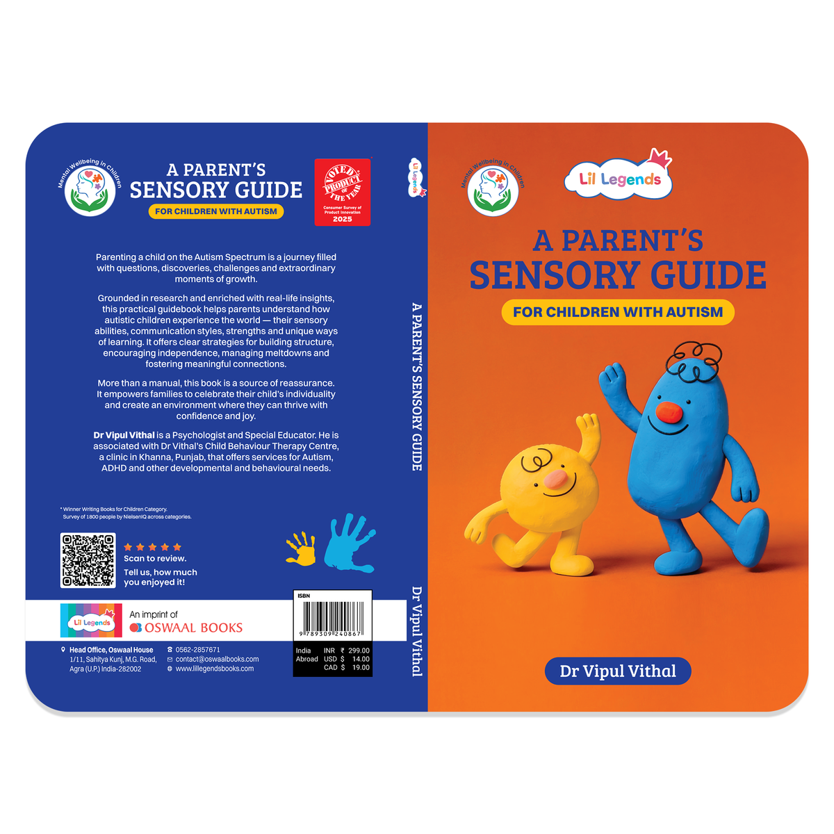Oswaal Lil Legends A Parent's Sensory Guide for Children with Autism | Managing Sensory Overload & Meltdowns | Enriched with Real-Life Insights | Help Your Child Feel Safe, Seen and Understood