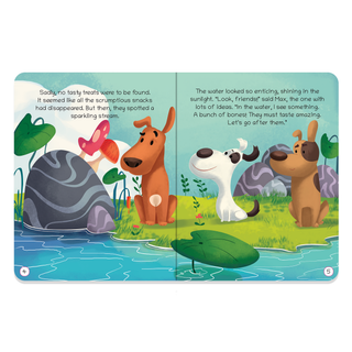 Lil Legends Moral Story Books for Kids Age 2+ Years - The Hungry Dogs | Short English Bedtime Stories with Colourful Illustrations | Picture Book for Early Readers