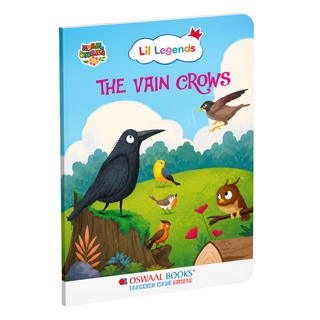 Lil Legends Moral Story Books for Kids Age 2+ Years - The Vain Crows | Short English Bedtime Stories with Colourful Illustrations | Picture Book for Early Readers