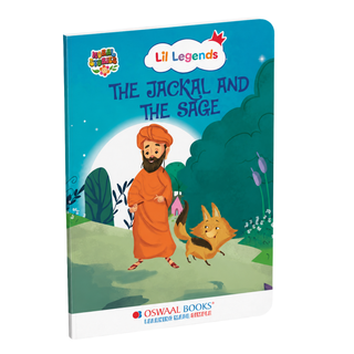 Lil Legends Moral Story Books for Kids Age 2+ Years - The Jackal and The Sage | Short English Bedtime Stories with Colourful Illustrations | Picture Book for Early Readers