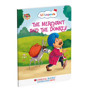 Lil Legends Moral Story Books for Kids Age 2+ Years - The Merchant and The Donkey | Short English Bedtime Stories with Colourful Illustrations | Picture Book for Early Readers