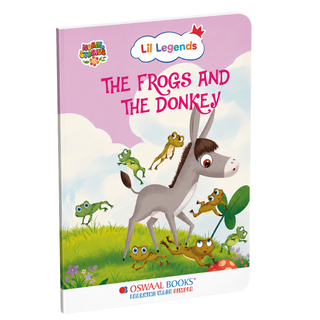 Lil Legends Moral Story Books for Kids Age 2+ Years - The Frogs and The Donkey | Short English Bedtime Stories with Colourful Illustrations | Picture Book for Early Readers