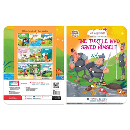 Oswaal Lil Legends Moral Story Books for Kids Age 2+ Years - The Turtle Who Saved Himself | Short English Bedtime Stories with Colourful Illustrations | Picture Book for Early Readers