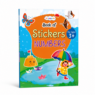Lil Legends Book Of Stickers Numbers for Age 3+ | Learn 123 and Counting with Fun Sticker Activities | Early Learning Educational Workbook | For Toddlers/Preschoolers/Nursery/LKG