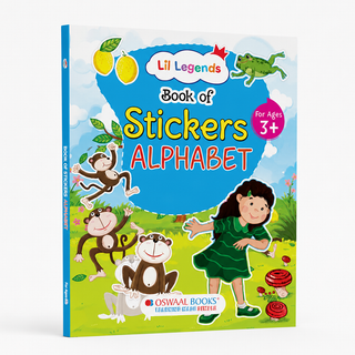 Lil Legends Book Of Stickers Alphabet for Age 3+ | Learn ABC with Fun Sticker Activities | Early Learning Educational Workbook | For Toddlers/Preschoolers/Nursery/LKG